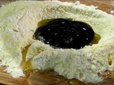 海鲜墨鱼面饺子的做法 蔡健雅热爱料理