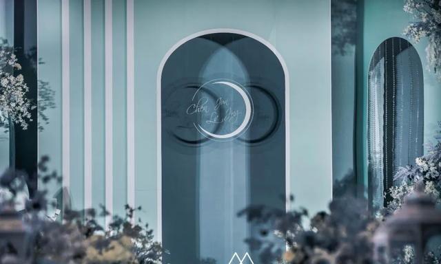 简约大气的Tiffany蓝婚礼，时尚精致新人的选择