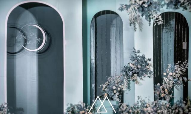 简约大气的Tiffany蓝婚礼，时尚精致新人的选择