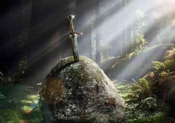 传说中的石中剑,据说拔出来就能当国王,结果只有一个人成功