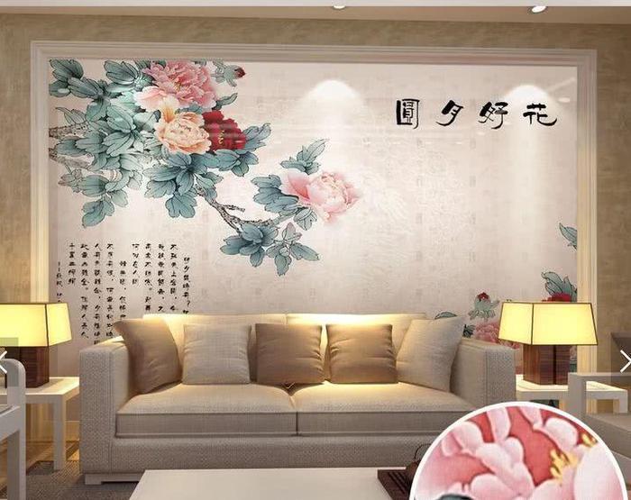 十三款古典中式风格客厅背景墙,宁静淡雅的设计让人喜欢