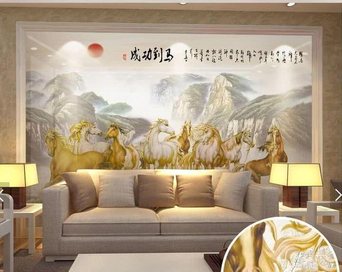 十三款古典中式风格客厅背景墙,宁静淡雅的设计让人喜欢