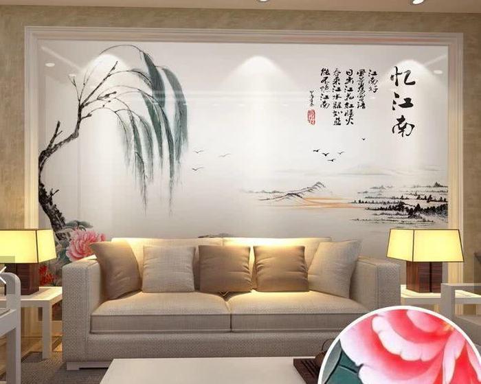 十三款古典中式风格客厅背景墙,宁静淡雅的设计让人喜欢