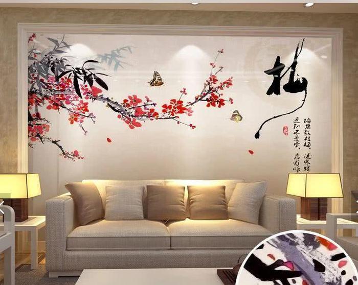 十三款古典中式风格客厅背景墙,宁静淡雅的设计让人喜欢