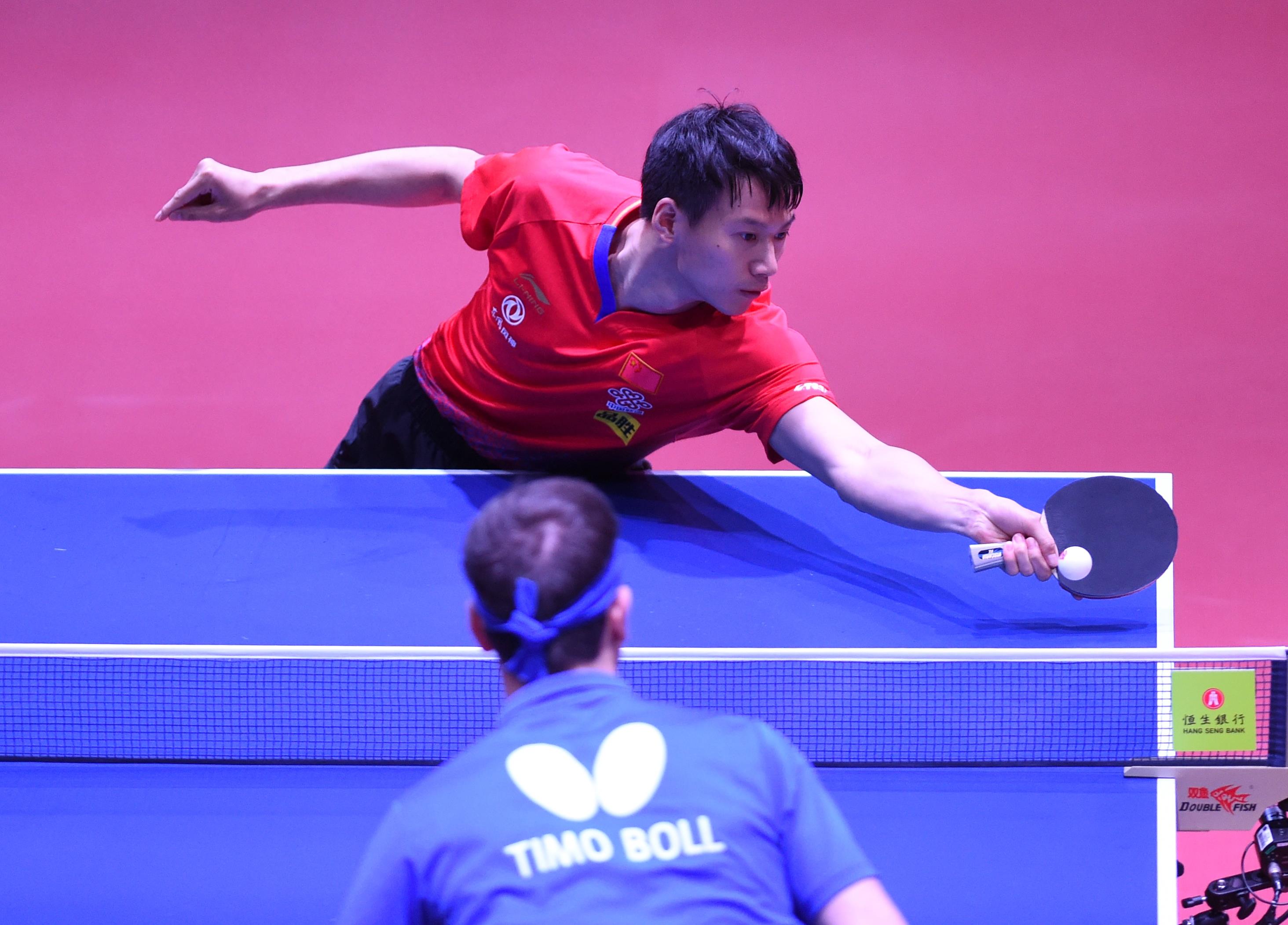 乒乓球——香港公开赛:周雨晋级男单半决赛