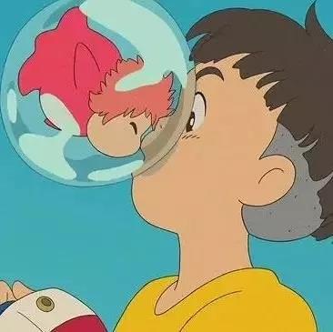 一组宗介爱波妞,波妞爱宗介,情侣头像