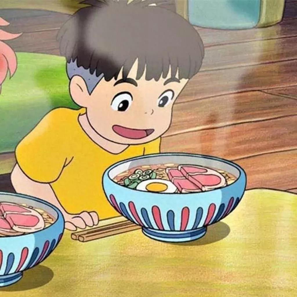 一组宗介爱波妞,波妞爱宗介,情侣头像