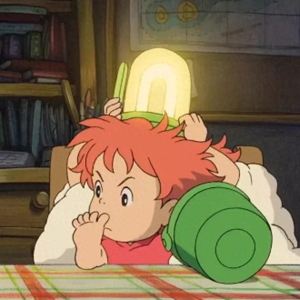 一组宗介爱波妞,波妞爱宗介,情侣头像