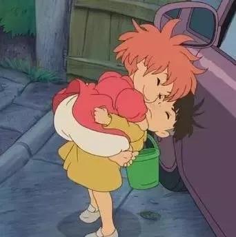 一组宗介爱波妞,波妞爱宗介,情侣头像