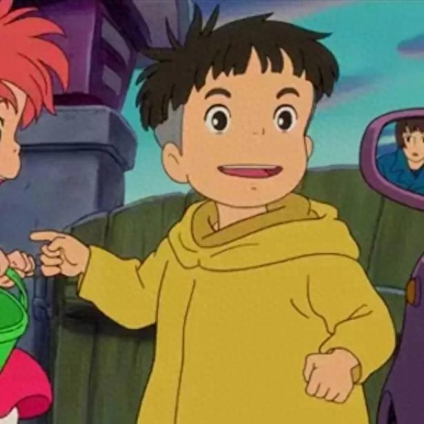 一组宗介爱波妞,波妞爱宗介,情侣头像