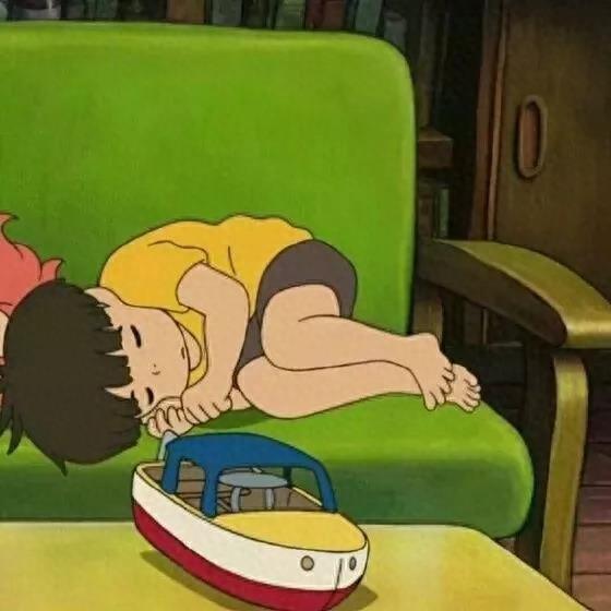 一组宗介爱波妞,波妞爱宗介,情侣头像