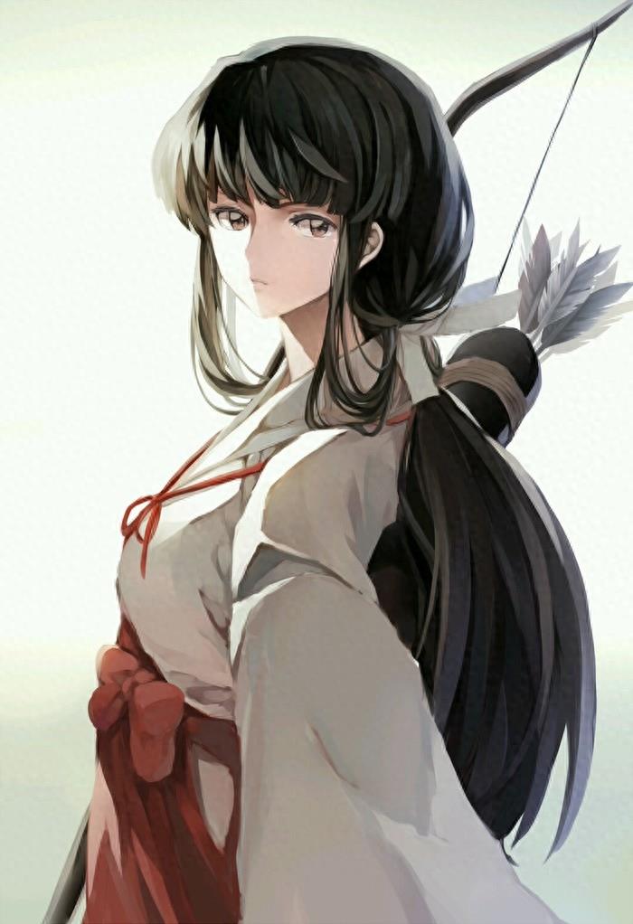 犬夜叉里美貌与实力并存的巫女，犬夜叉心爱的女人桔梗美图