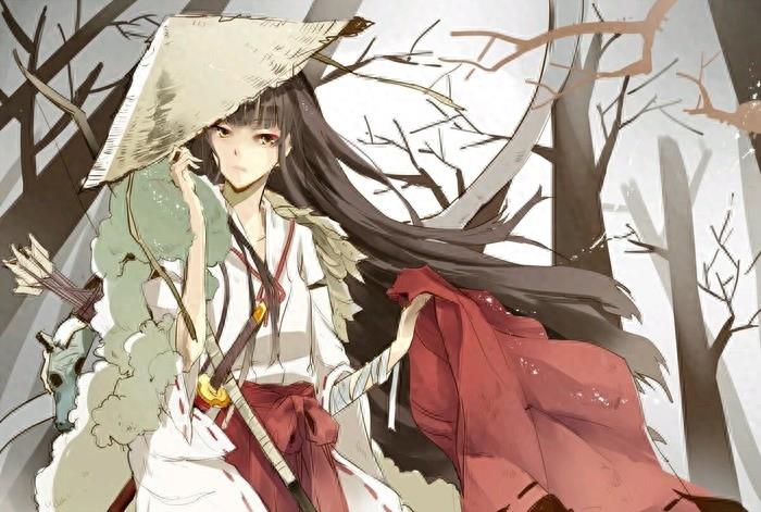 犬夜叉里美貌与实力并存的巫女，犬夜叉心爱的女人桔梗美图