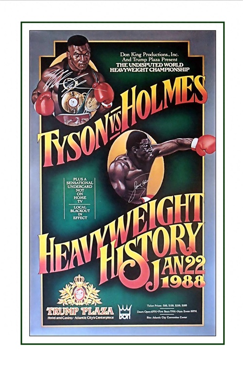 拳王泰森18张经典比赛海报欣赏