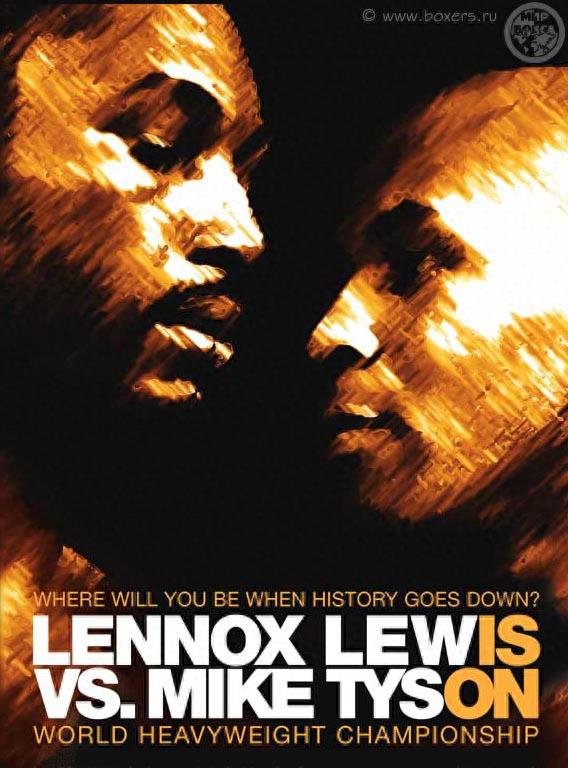 拳王泰森18张经典比赛海报欣赏