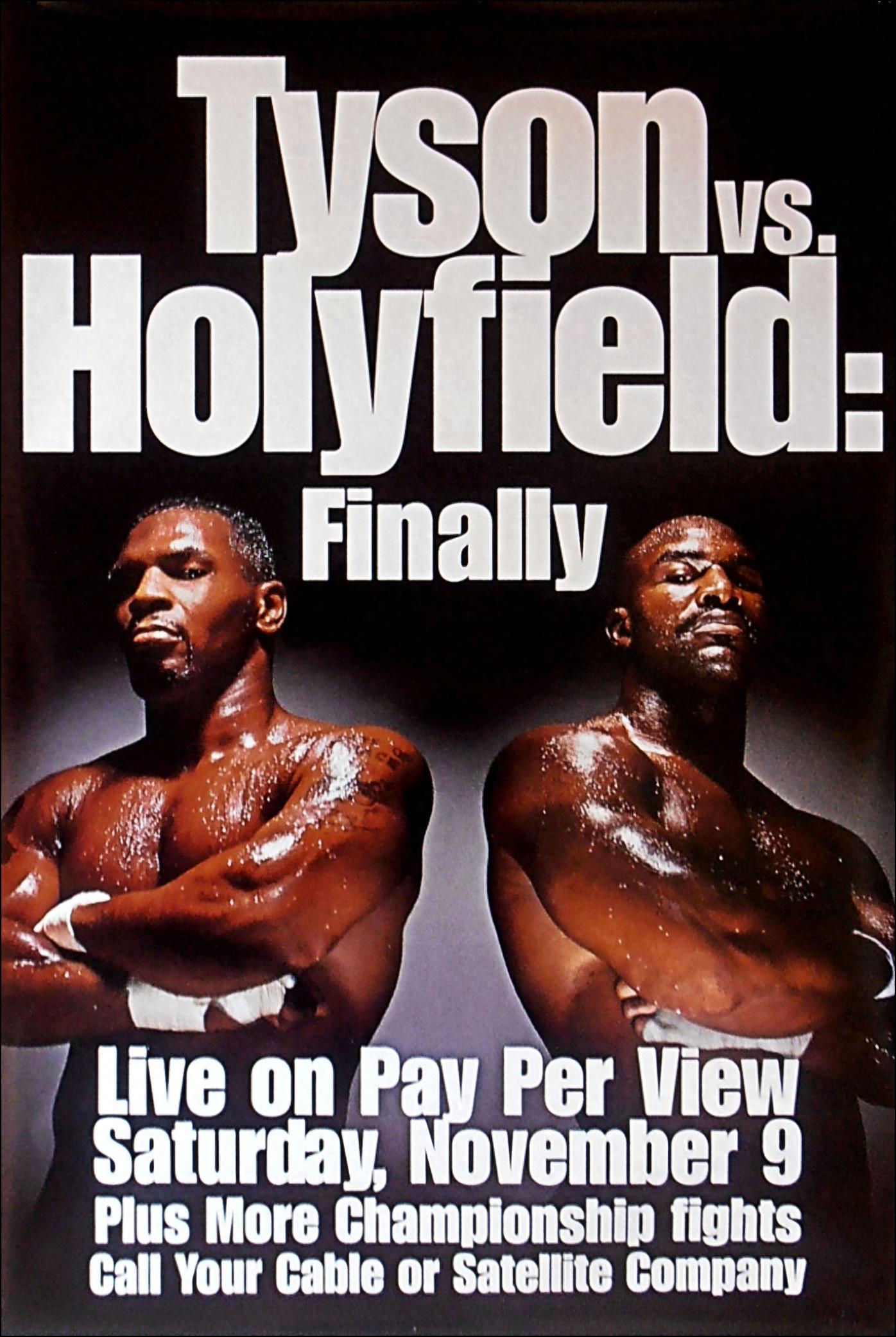 拳王泰森18张经典比赛海报欣赏