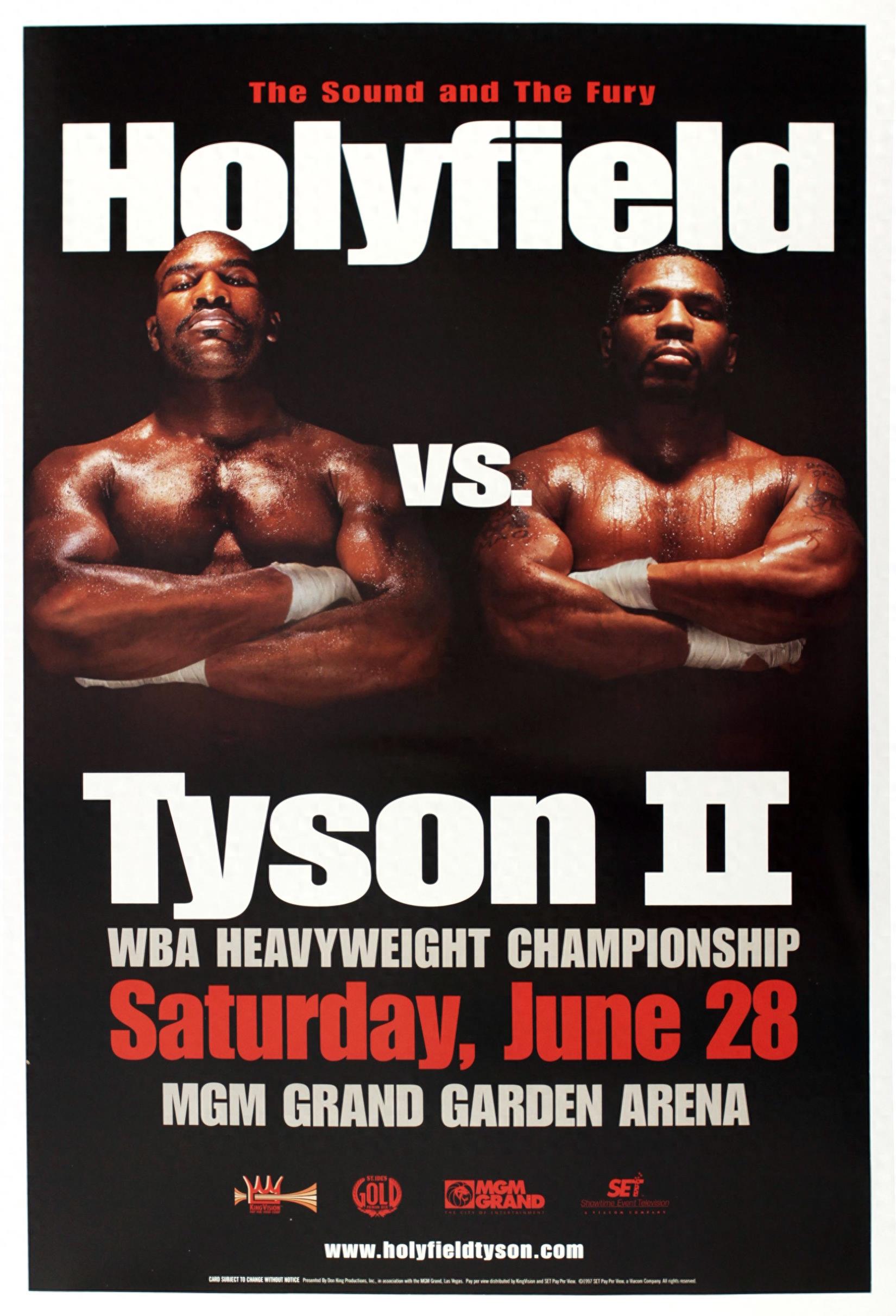 拳王泰森18张经典比赛海报欣赏