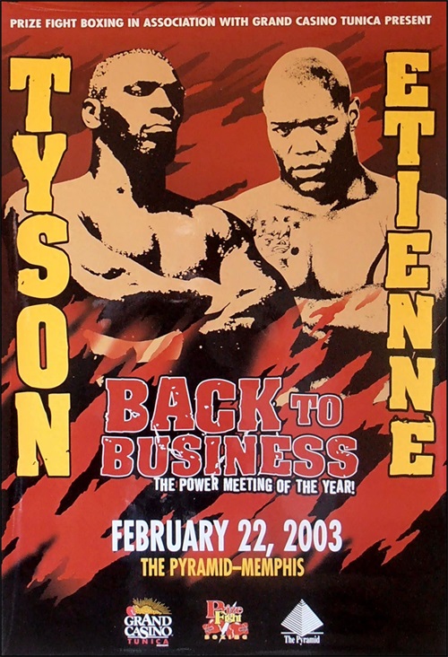 拳王泰森18张经典比赛海报欣赏