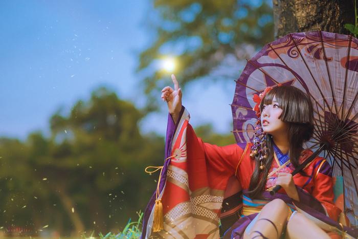 《阴阳师》神乐COS by Messie黄!