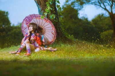 ​《阴阳师》神乐COS by Messie黄！