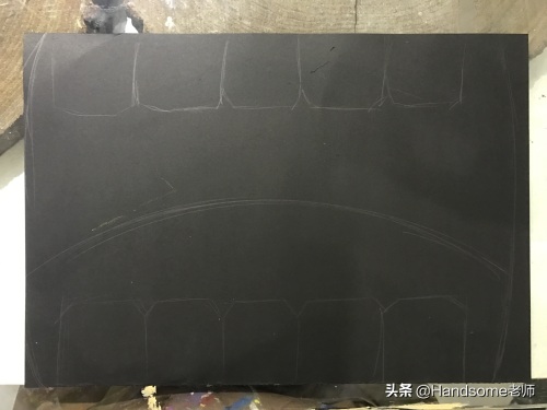 幼教之创意美术课程：沥粉画色彩构成——牙齿大街的新鲜事