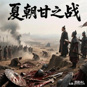 ​甘之战：中国历史上第一场＂内战＂，胜者称王败者灭族！