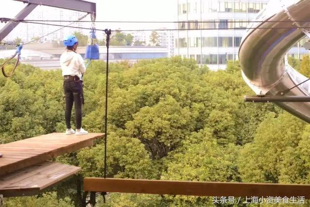 游乐场高空蹦极第一视角（16米巨型秋千40米透明滑梯）(28)