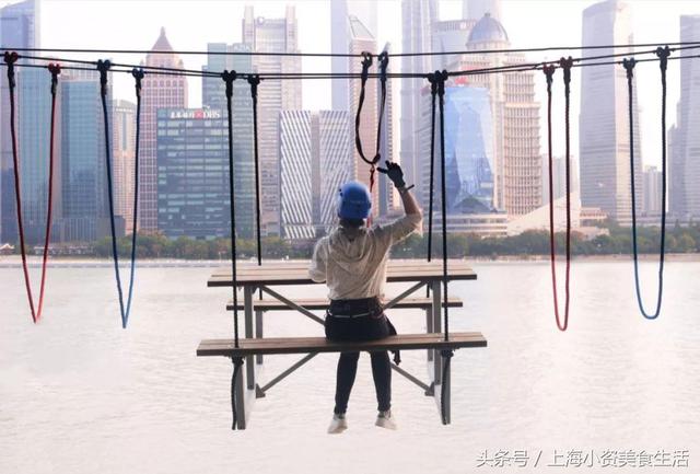 游乐场高空蹦极第一视角（16米巨型秋千40米透明滑梯）(52)