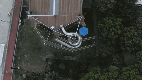 游乐场高空蹦极第一视角（16米巨型秋千40米透明滑梯）(23)