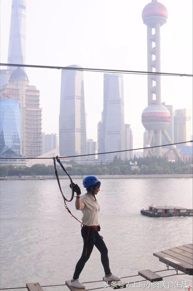 游乐场高空蹦极第一视角（16米巨型秋千40米透明滑梯）(49)