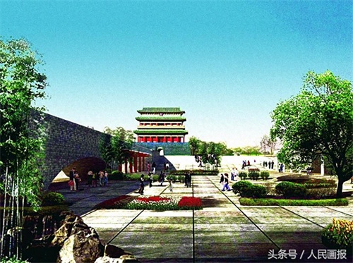 永定门城楼 见证着北京城的历史变迁