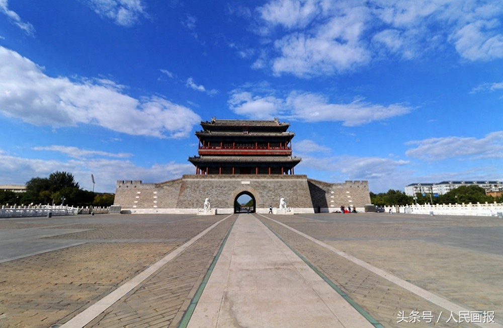 永定门城楼 见证着北京城的历史变迁