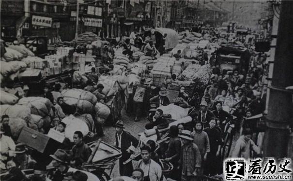 八一三事变图片